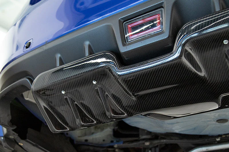 OLM A1 Style Carbon Fiber Rear Diffuser - 2015-2021 WRX / STI - Image 2