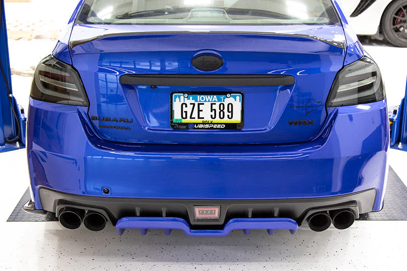 OLM A1 Style Paint Matched Rear Diffuser (Pure Red) - 2015-2021 Subaru WRX / STI - Image 7