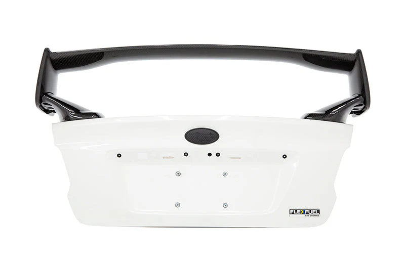 OLM Carbon Fiber OEM STI Style Spoiler with Carbon Bases - 2015-2021 Subaru WRX / STI - Image 6