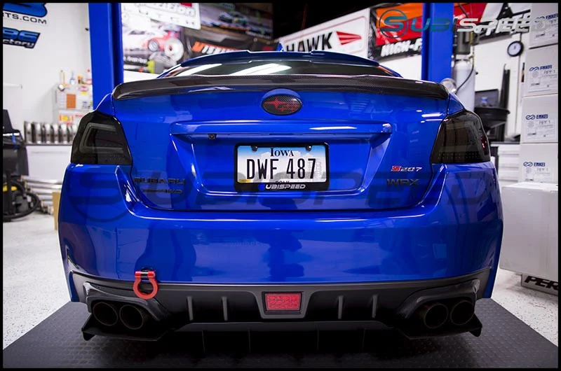 OLM Carbon Fiber OEM Style Low Profile Spoiler - 2015-2021 Subaru WRX / STI - Image 2