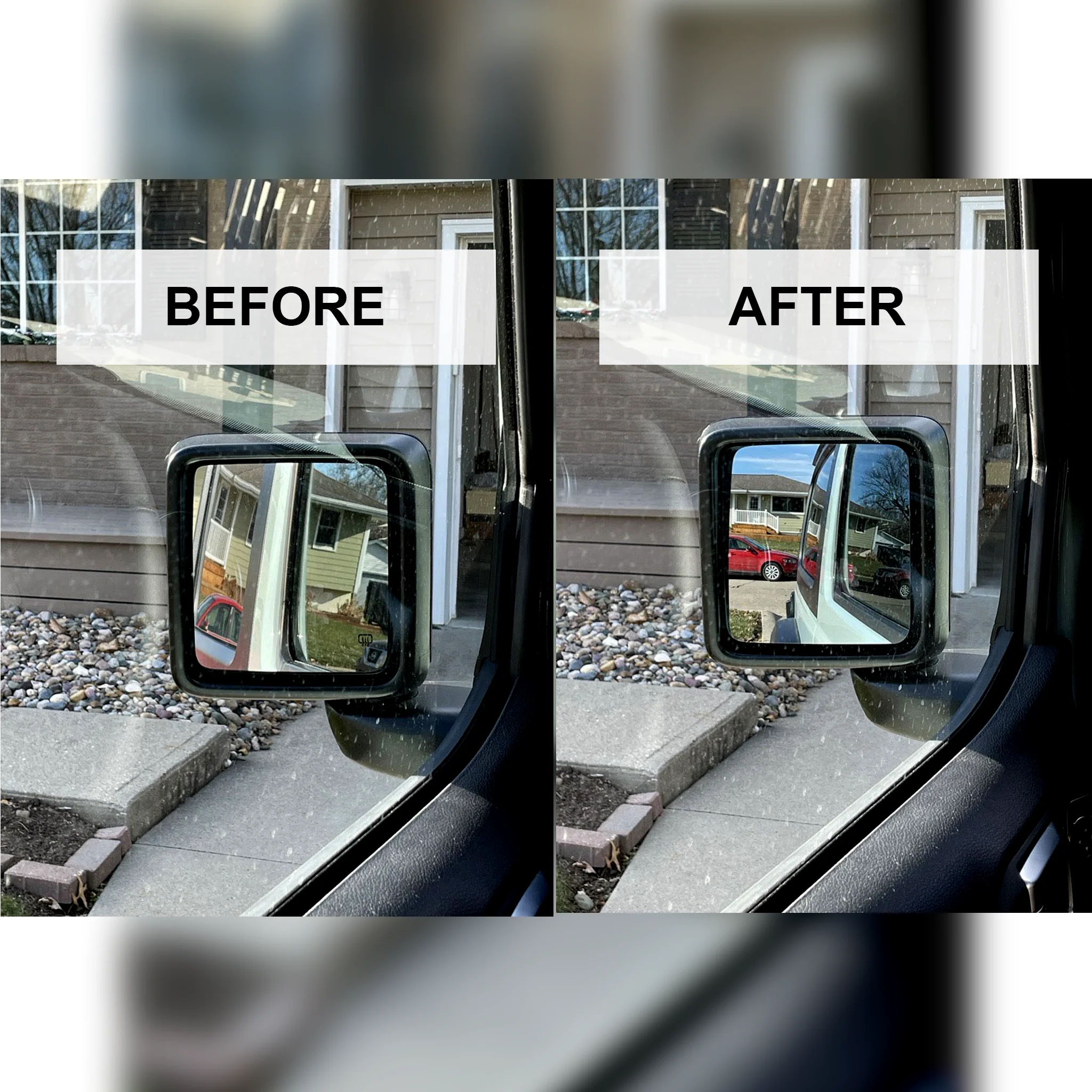 OLM Convex Mirrors with Defrosters (Chrome) - 2018+ Wrangler - Image 2