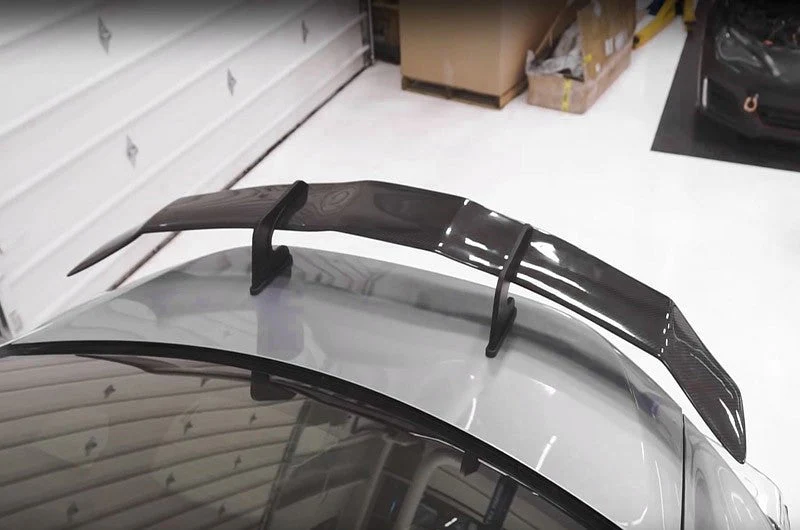 OLM DL Style Carbon Fiber Gooseneck Spoiler - 2013-2016 Scion FR-S / 2013-2021 BRZ / 2017-2020 Toyota 86 - Image 8