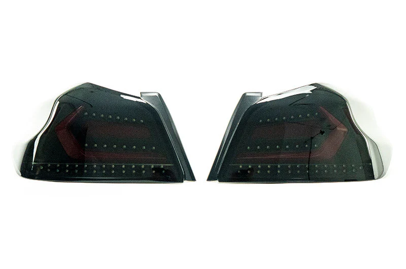OLM Evolution Tail Lights (Smoked Lens, Black Base, Red Bar) - 2015-2021 WRX / STI - Image 2