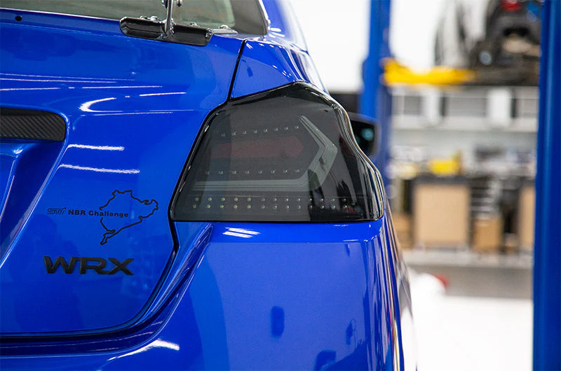 OLM Evolution Tail Lights (Smoked Lens, Black Base, White Bar) - 2015-2021 WRX / STI - Image 8