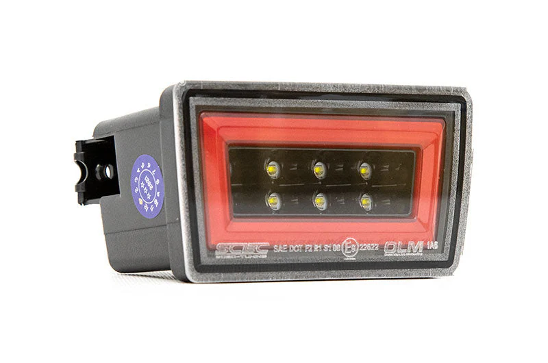 OLM F1 NB+R V2 (Clear Lens, Gloss Black Base, Red Bar) - 2022 WRX - Image 2