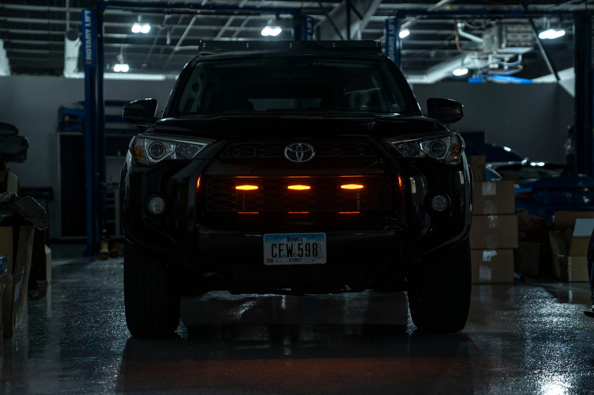 OLM Grille Lights (Amber Lens / Amber LED) - 14-19 Toyota 4Runner - Image 3