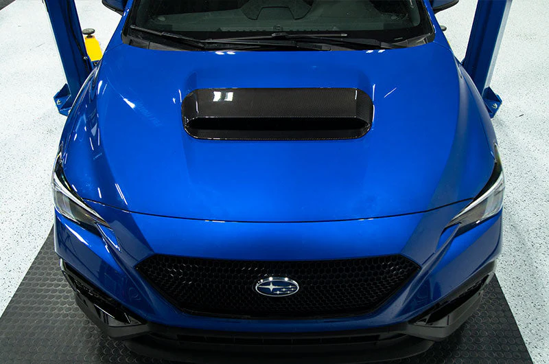 OLM LE Carbon Fiber Hood Scoop Cover - 2022+ WRX - Image 5