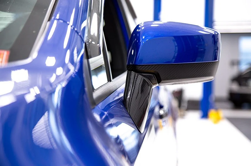 OLM LE Dry Carbon Fiber Lower Mirror Mount Cover - 2015-2021 Subaru WRX / STI / 2015-2017 Crosstrek - Image 8