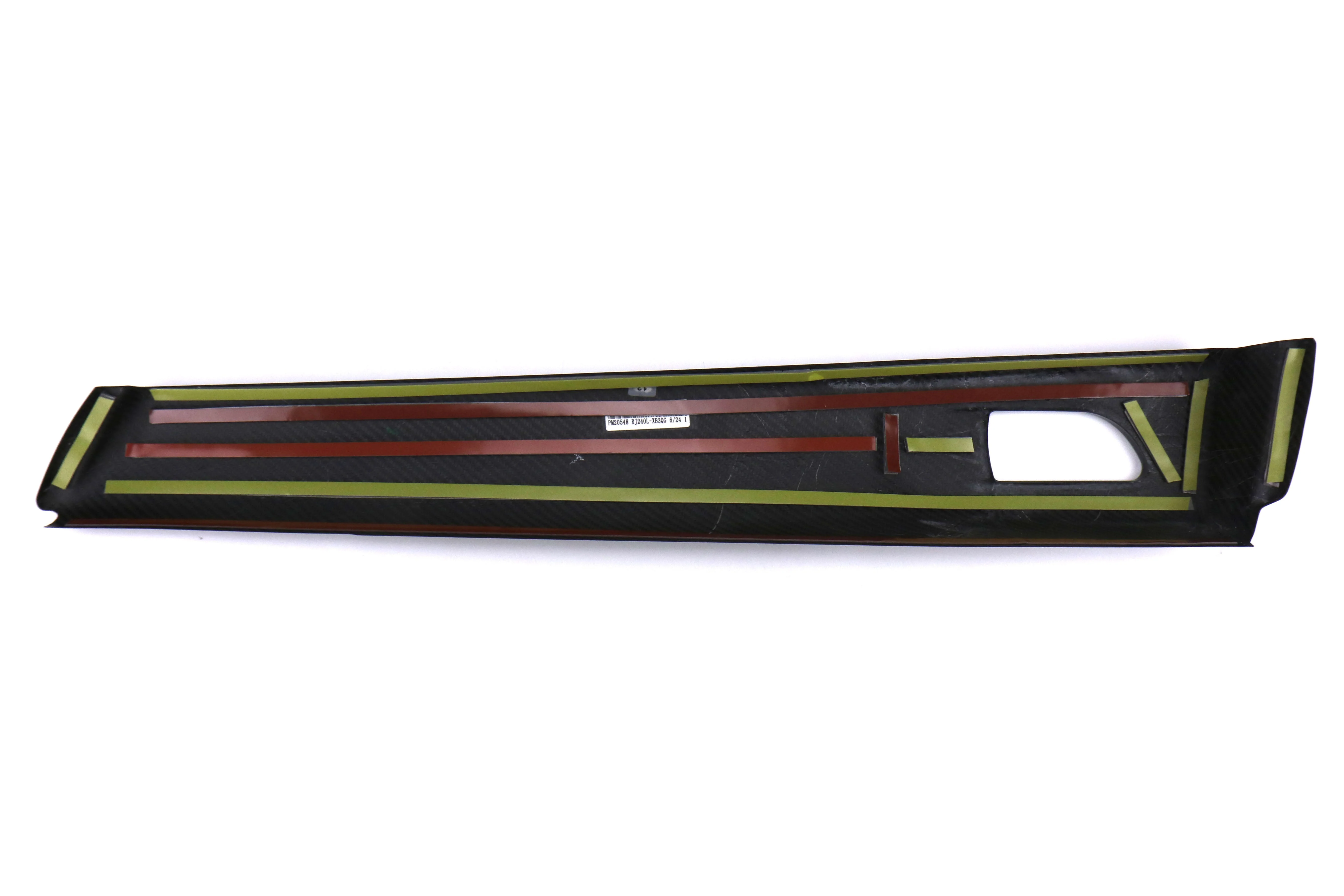 OLM LE Dry Carbon Fiber Rear Door Trim Upper Panels - 2015-2021 Subaru WRX / STI - Image 6