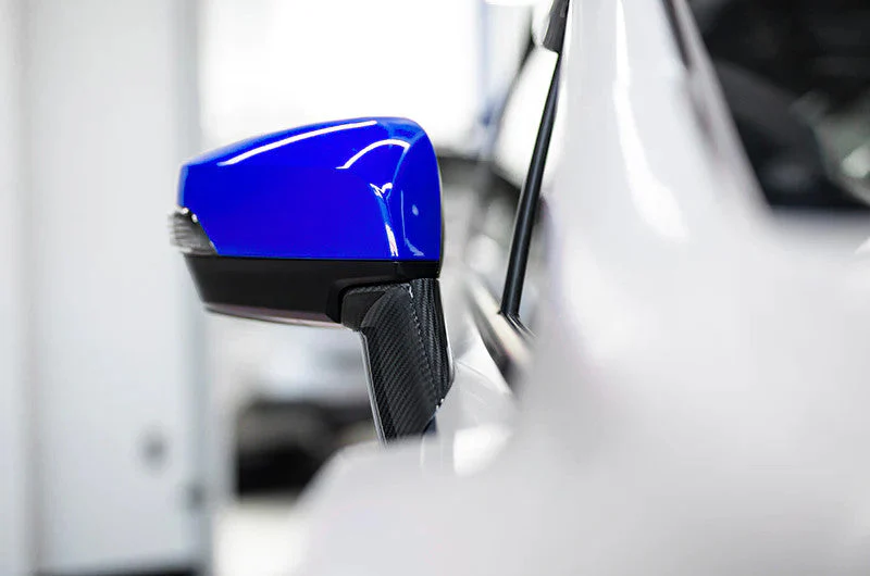 OLM OE Style Mirror Cover with Turn Signal Cutout - Crystal Black Silica - 2015-2021 Subaru WRX / STI / 2015-2017 Crosstrek - Image 6