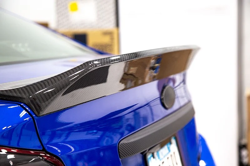 OLM Single Point Duckbill Trunk Spoiler (Carbon Fiber) - 15+ WRX / STI - Image 7