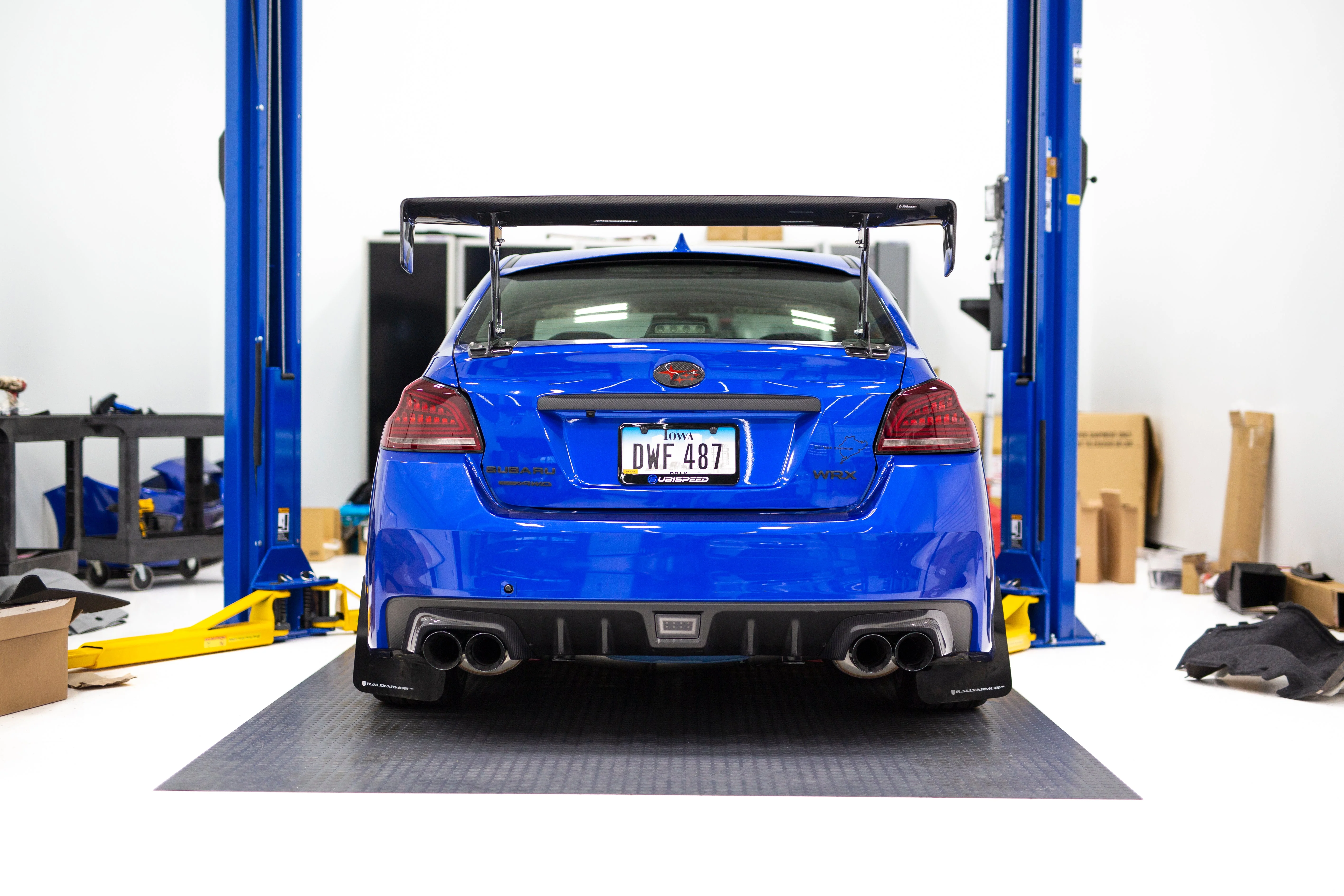 OLM Spec CR Tail Lights (Red Lens, Black Base) - 2015-2021 Subaru WRX & STI - Image 3