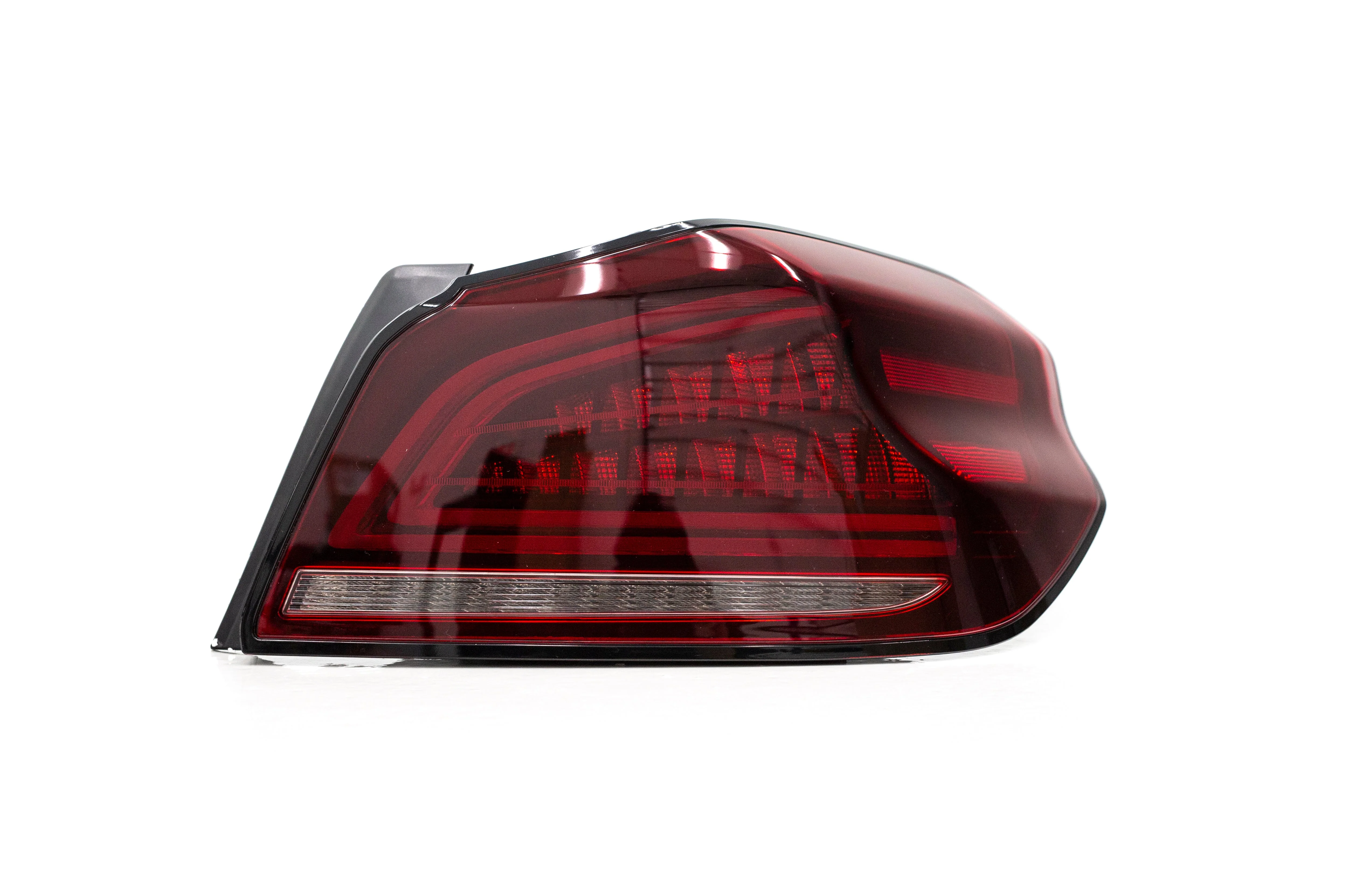 OLM Spec CR Tail Lights (Red Lens, Black Base) - 2015-2021 Subaru WRX & STI - Image 6