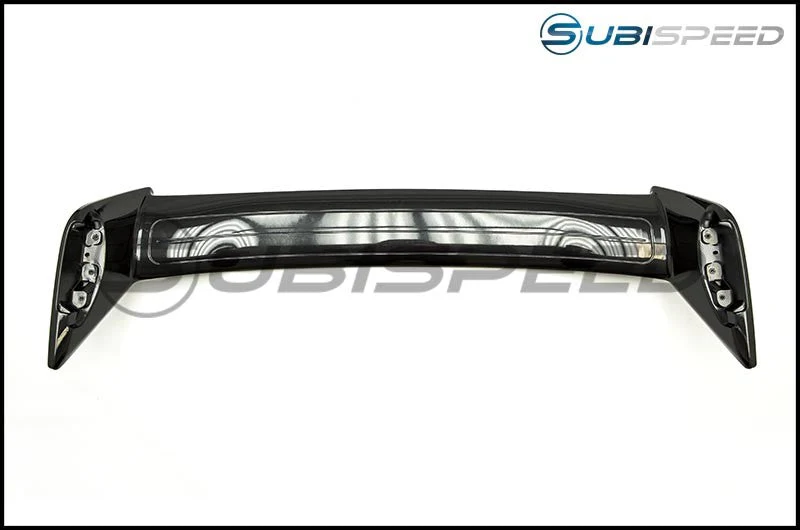 OLM STI Style Paint Matched Spoiler - Crystal Black Silica / Raven - 2015-2021 Subaru WRX / STI - Image 3