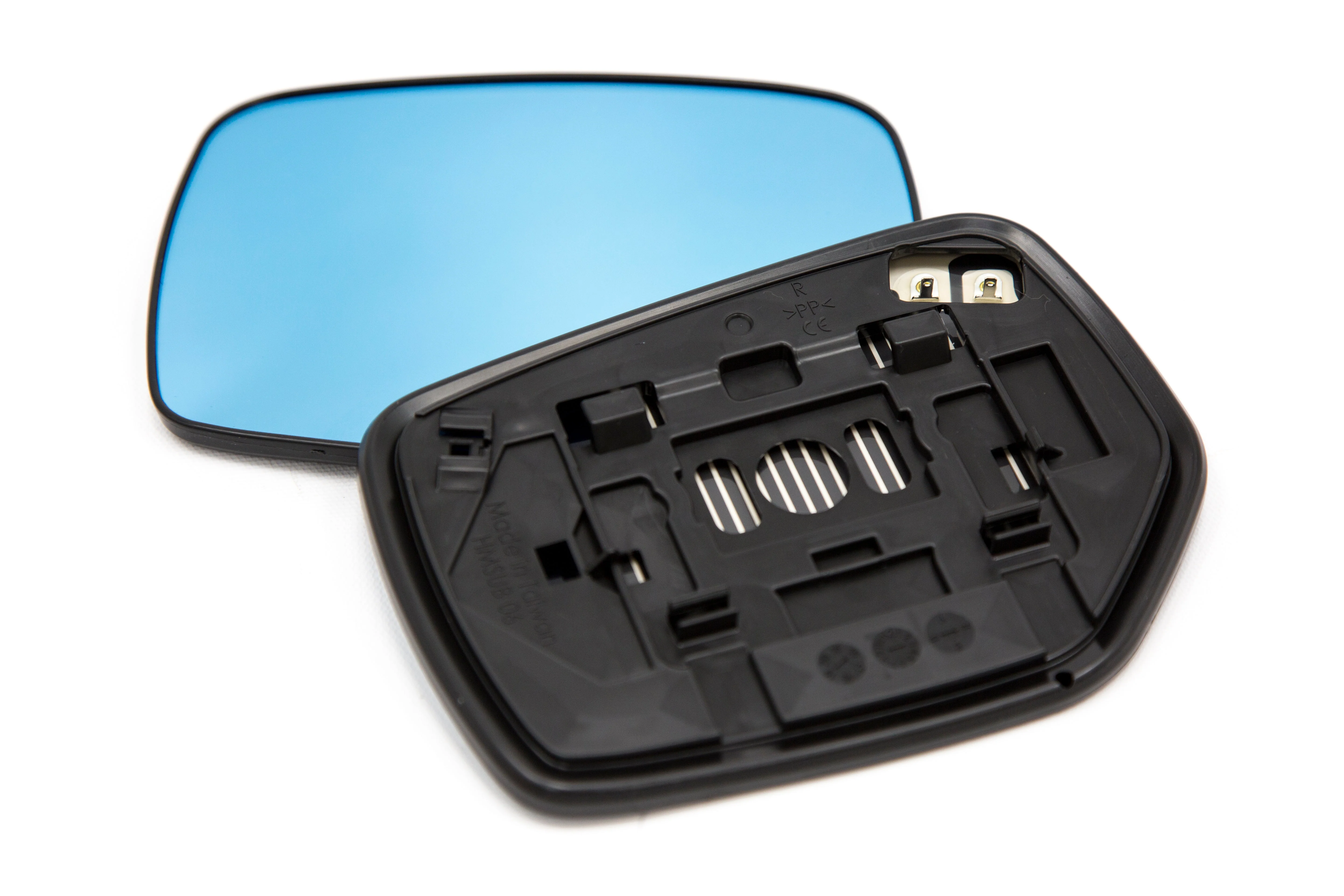 OLM Wide Angle Convex Mirrors with Defrosters (Blue) - 2015+ WRX / 2015+ STI - Image 3