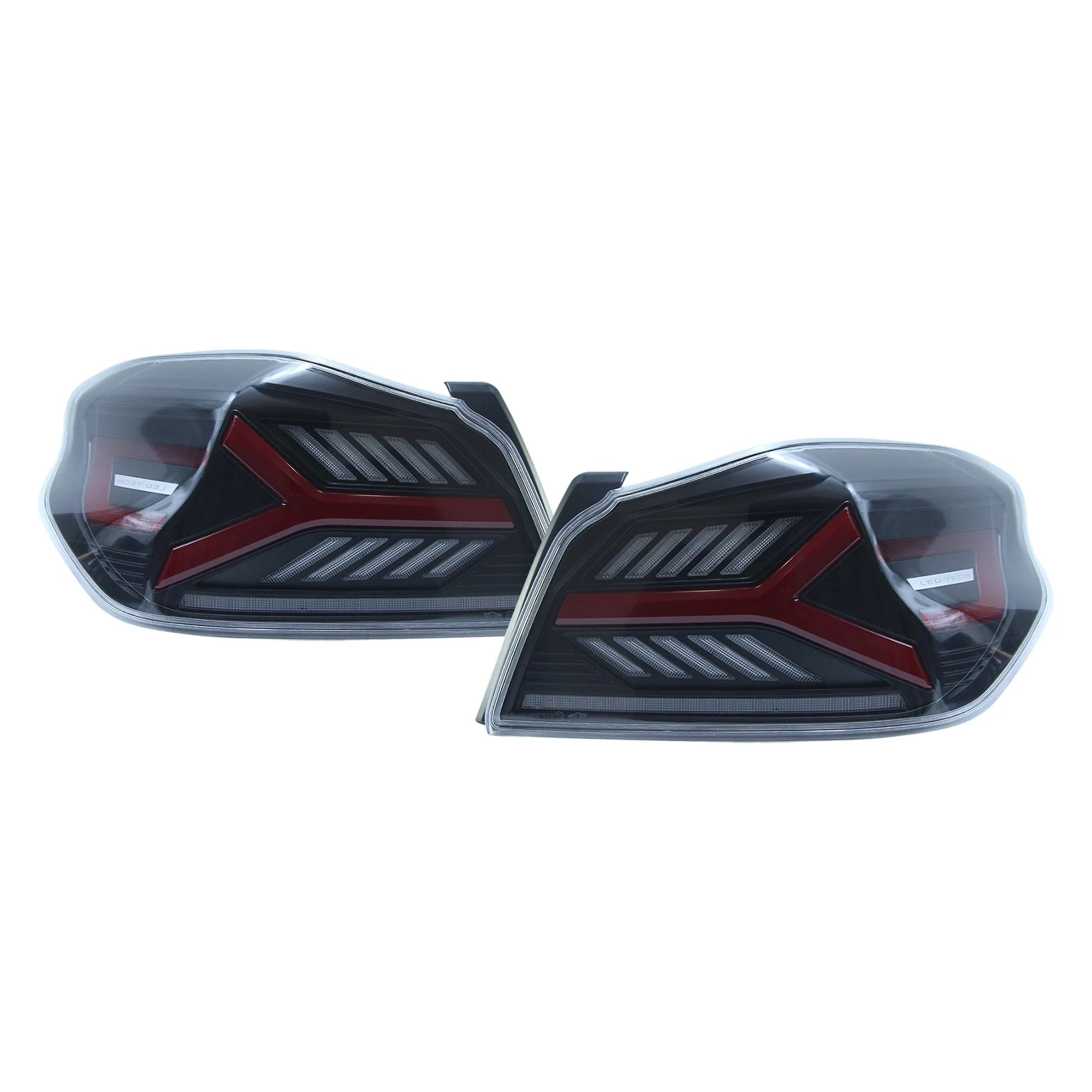 OLM Y-Spec LED Taillights (Clear Lens Red Optic) - 2015-2021 WRX / STI - Image 8
