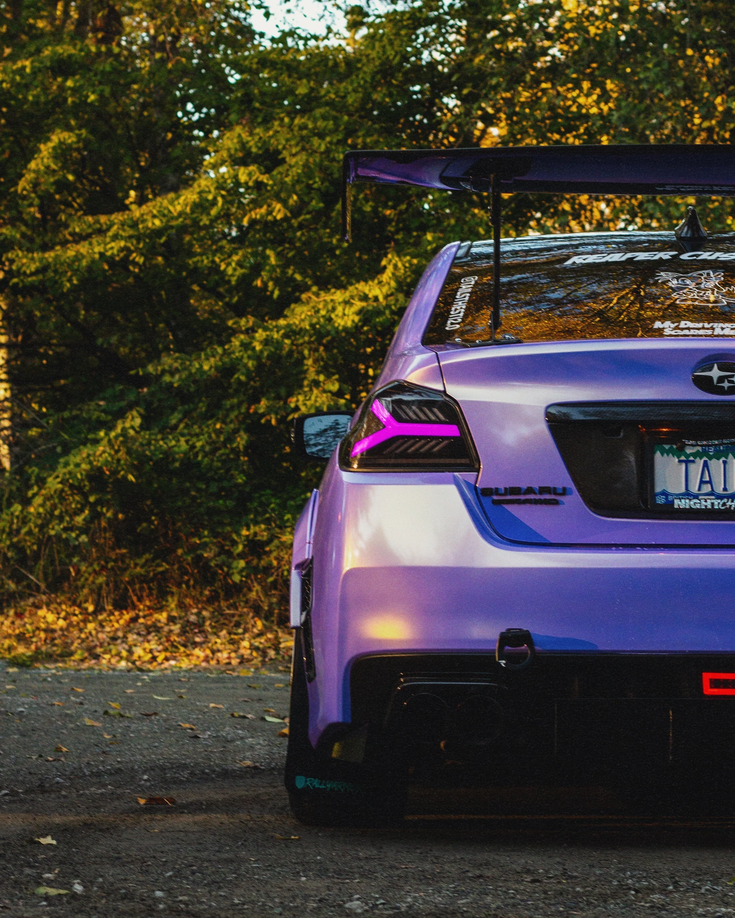 OLM Y-Spec LED Taillights (Smoke Lens  White Optic w/RGB) - 2015-2021 WRX / STI - Image 2