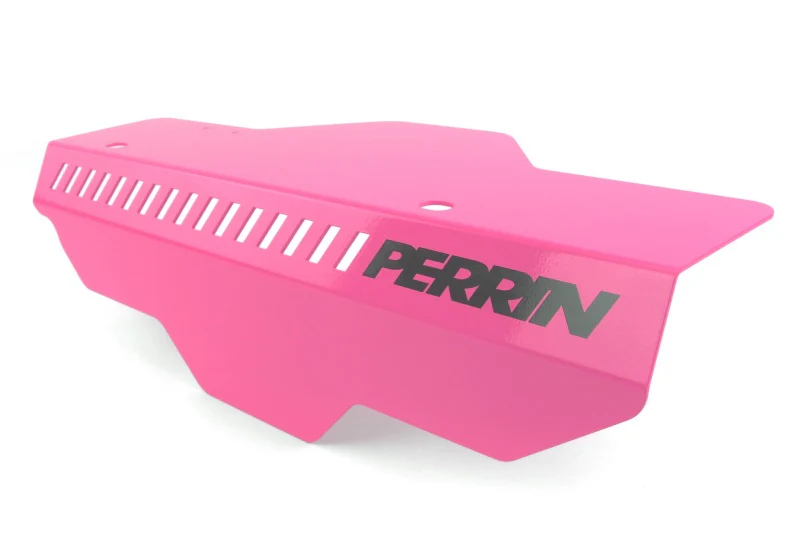 PERRIN 02-14 Subaru WRX / 04-21 STI / 08-11 Impreza Pulley Cover - Hyper Pink - Image 2