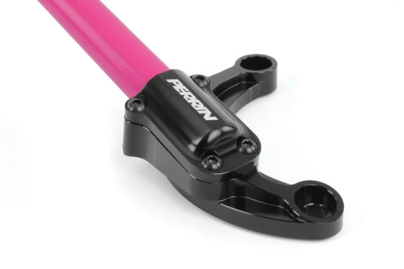 PERRIN 08-14 WRX/STI/Impreza / 14-18 Forester / 13-17 Crosstrek / 05-09 Legacy FR Strut Brace - Pink - Image 3