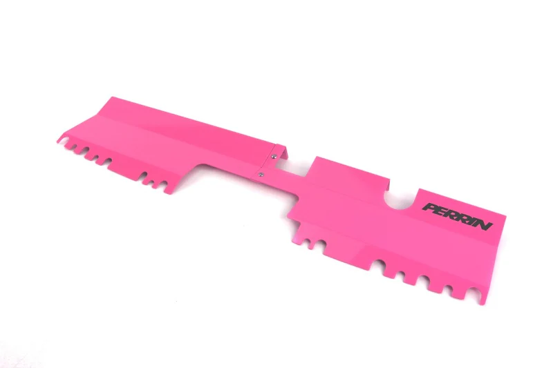 PERRIN 15-21 Subaru WRX/STI Radiator Shroud (With/Without OEM Intake Scoop) - Hyper Pink - Image 5