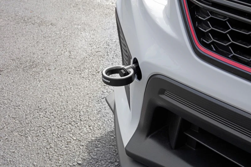 PERRIN 18-21 Subaru WRX & STI / 13-25 BRZ / 17-20 Toyota 86 Tow Hook Kit (Front) - Flat Black - Image 8