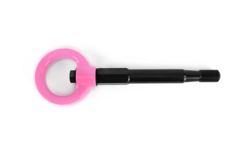 PERRIN 18-21 Subaru WRX & STI / 13-25 BRZ / 17-20 Toyota 86 Tow Hook Kit (Front) - Hyper Pink - Image 2