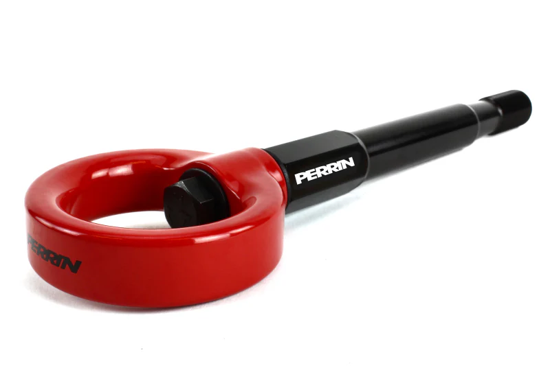 PERRIN 18-21 Subaru WRX & STI / 13-25 BRZ / 17-20 Toyota 86 Tow Hook Kit (Front) - Red - Image 7