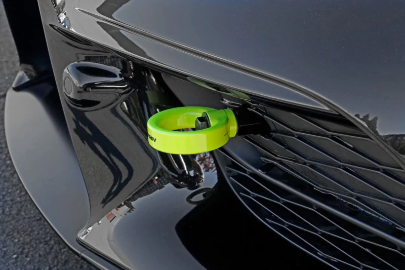 PERRIN 20-25 Toyota Supra Tow Hook Kit (Front) - Neon Yellow - Image 10