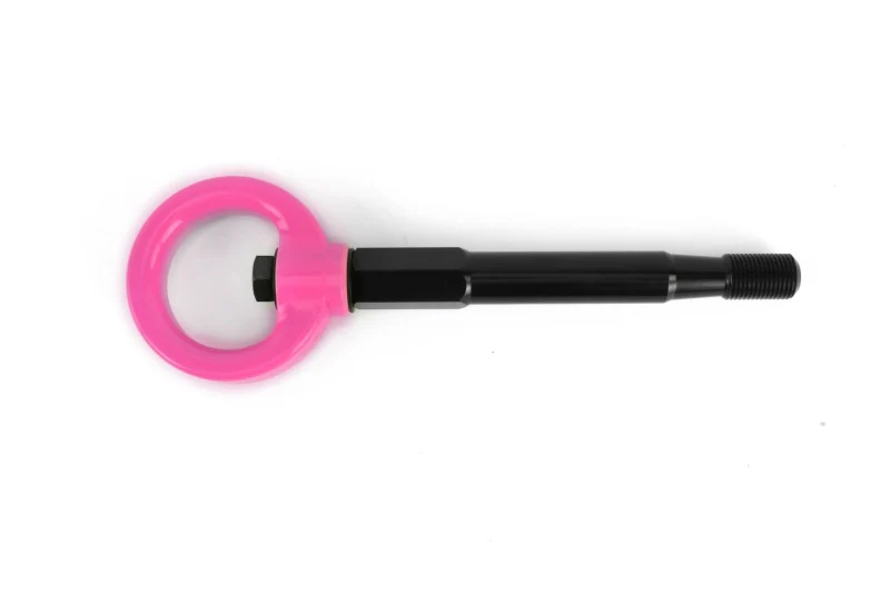 PERRIN 22-25 Subaru WRX / 18-23 Crosstrek Tow Hook Kit (Rear) - Hyper Pink - Image 3