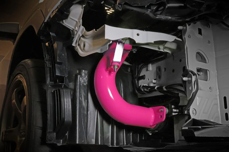 PERRIN 22-25 Subaru WRX Cold Air Intake w/Heatshield - Hyper Pink - Image 9