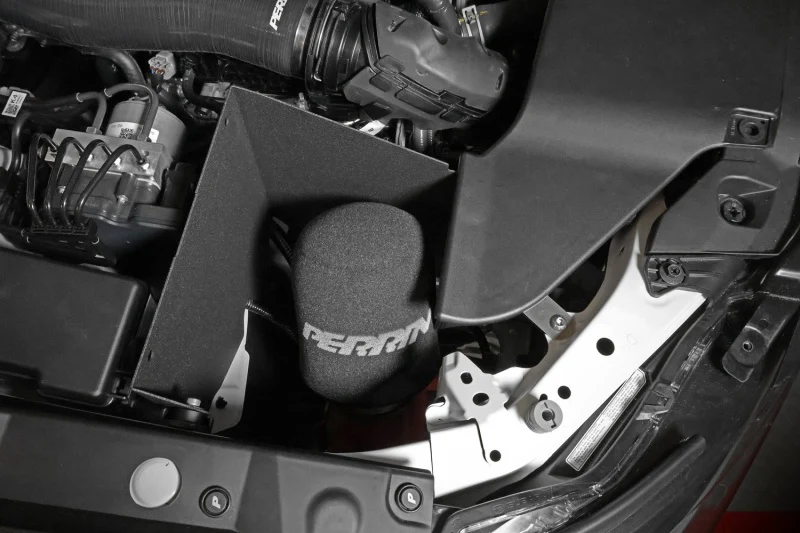 PERRIN 22-25 Subaru WRX Cold Air Intake w/Heatshield - Red - Image 6