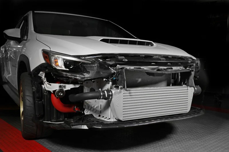PERRIN 22-25 Subaru WRX Front Mount Intercooler Kit (Black Tubes & Silver Core) - Image 20