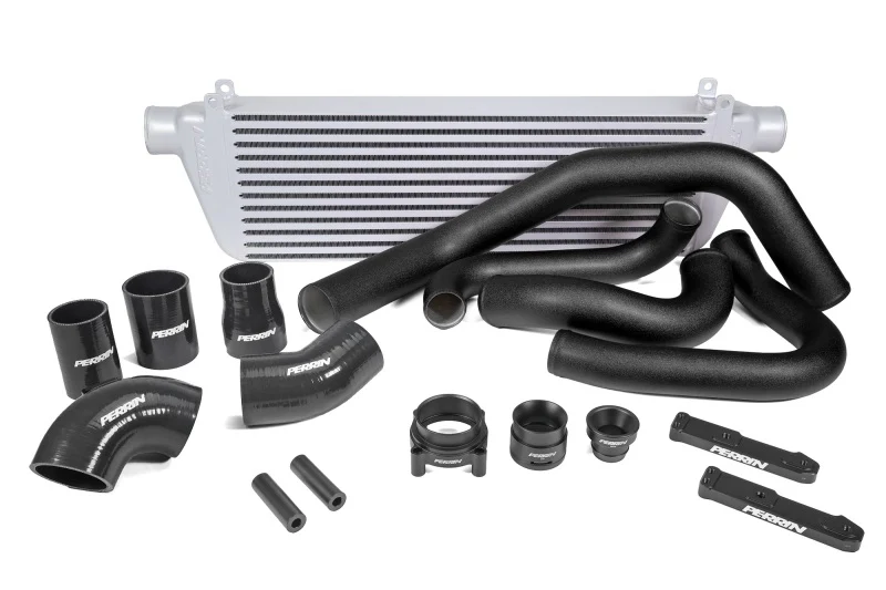 PERRIN 22-25 Subaru WRX Front Mount Intercooler Kit (Black Tubes & Silver Core) - Image 21