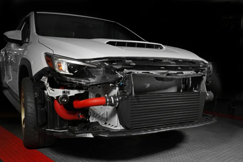 PERRIN 22-25 Subaru WRX Front Mount Intercooler Kit (Red Tubes & Black Core) - Image 24