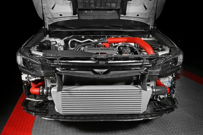 PERRIN 22-25 Subaru WRX Front Mount Intercooler Kit (Red Tubes & Silver Core) - Image 24