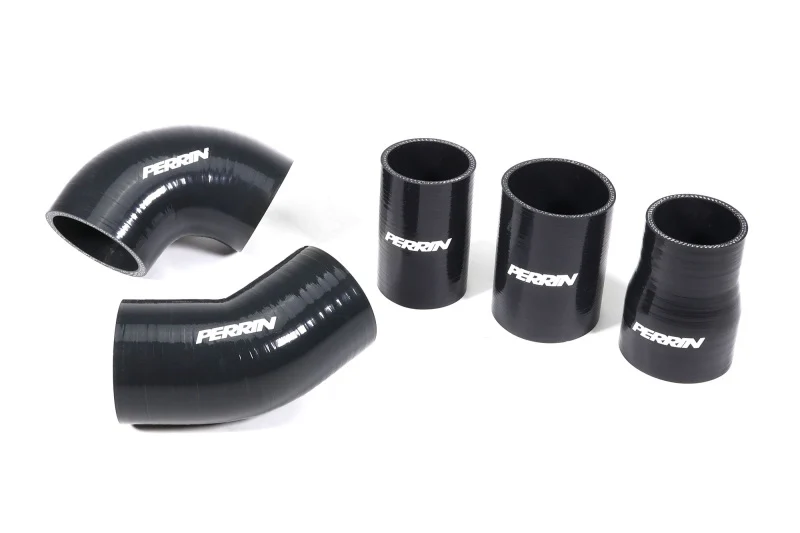 PERRIN 22-25 Subaru WRX Front Mount Intercooler Kit (Red Tubes & Silver Core) - Image 4