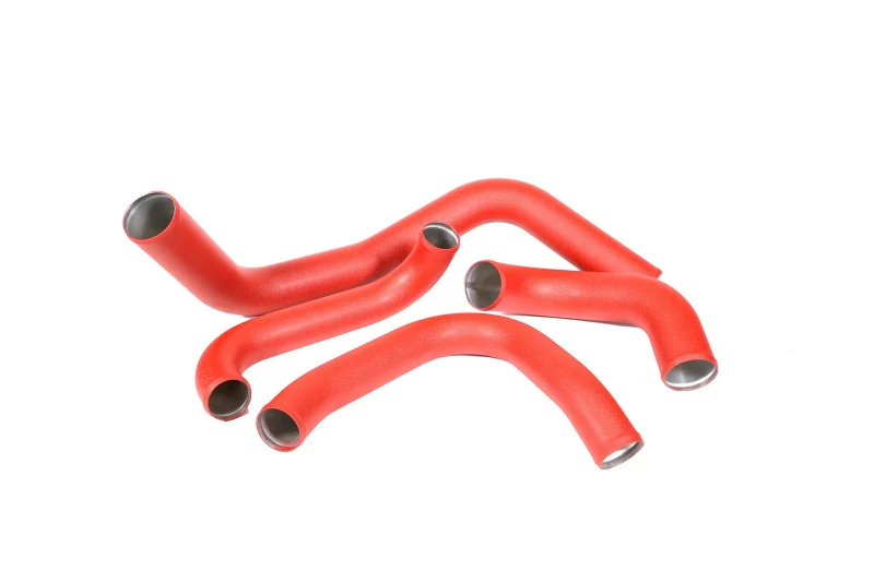 PERRIN 22-25 Subaru WRX Front Mount Intercooler Kit (Red Tubes & Silver Core) - Image 9