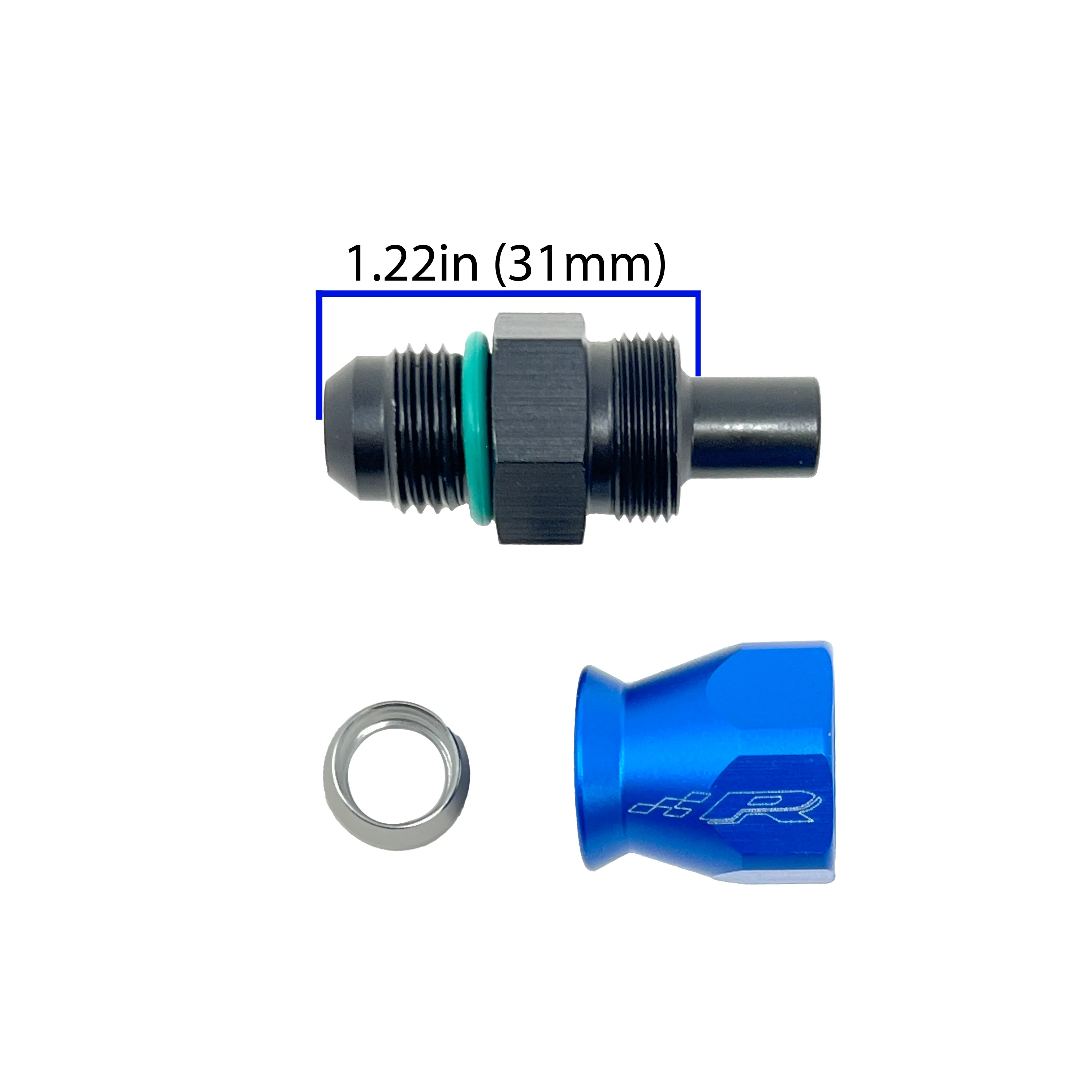 PTFE AN6 Fitting  to Male AN6 Flare - Image 2