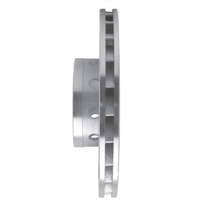 R1 00-03 BMW M5 Left Front Drilled & Slotted Silver Brake Rotor - Image 5