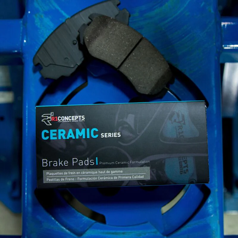 R1 00-21 Audi A4 Quattro Rear R1 Ceramic Brake Pads - Image 5