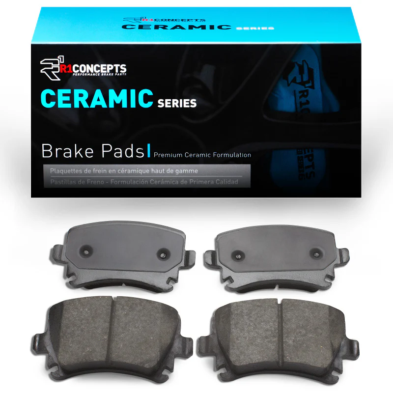 R1 00-21 Audi A4 Quattro Rear R1 Ceramic Brake Pads - Image 9