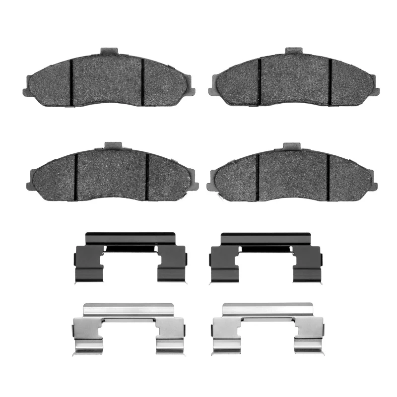R1 04-09 Cadillac XLR Front Semi Met Pads & Hardware Kit
