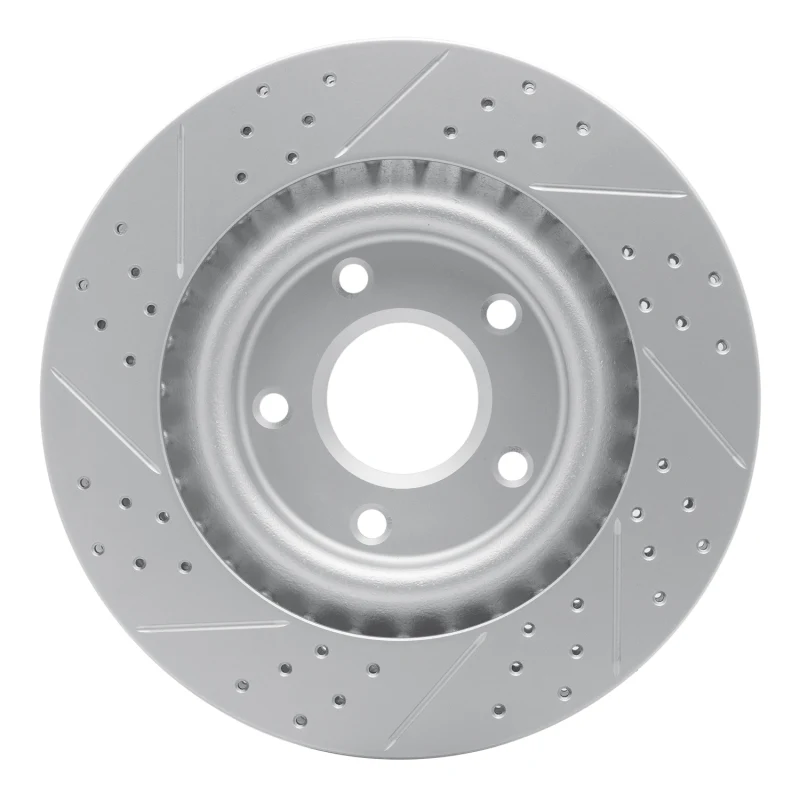 R1 05-13 Cadillac Xlr Front Right Drilled & Slotted Geo-Carbon Rotor - Image 3