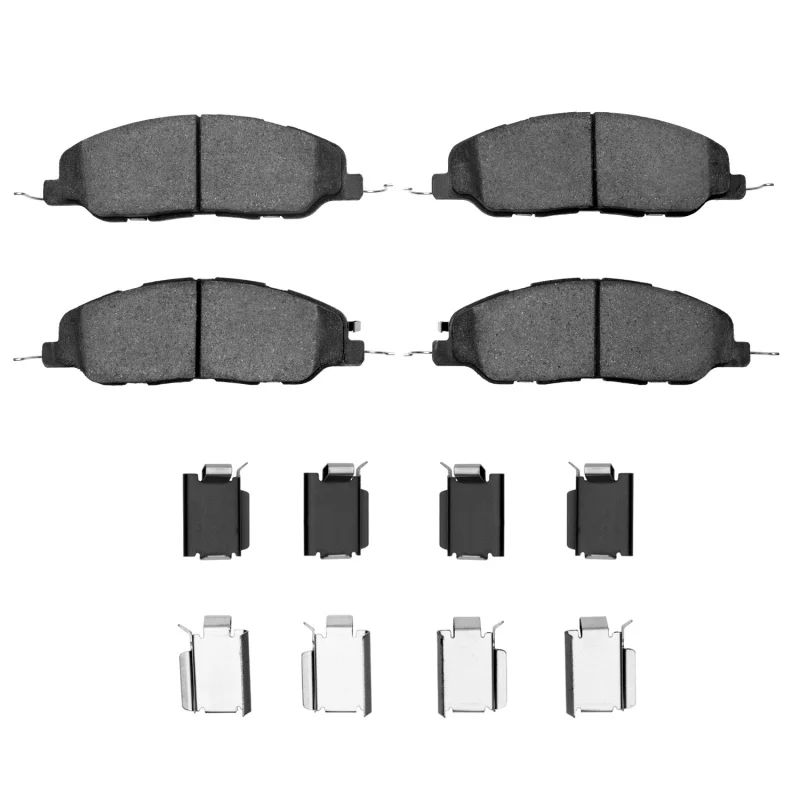 R1 05-14 Ford Mustang Front Euro Ceramic Brake Pads and Hardware Kit