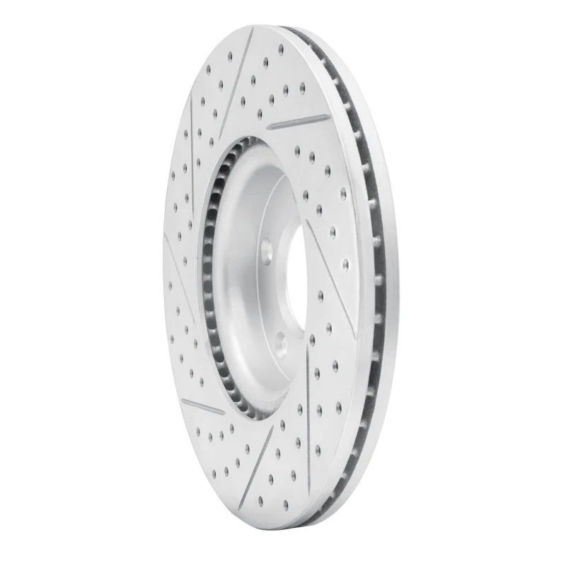R1 06-07 Mazda 6 Front Right Drilled & Slotted Geo-Carbon Rotor - Image 2