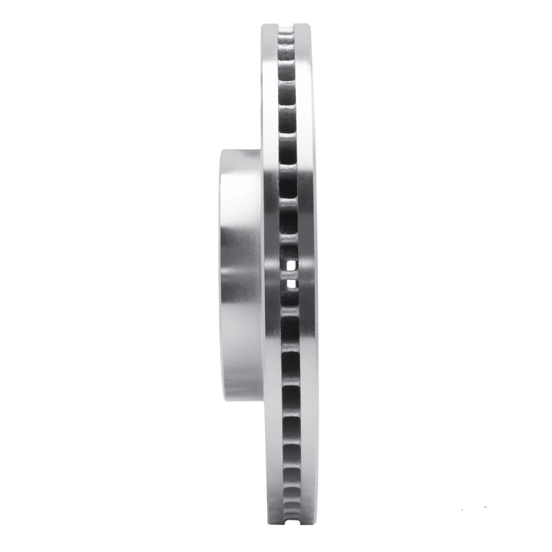 R1 06-21 Subaru WRX Front Right Drilled & Slotted Silver Brake Rotor - Image 4