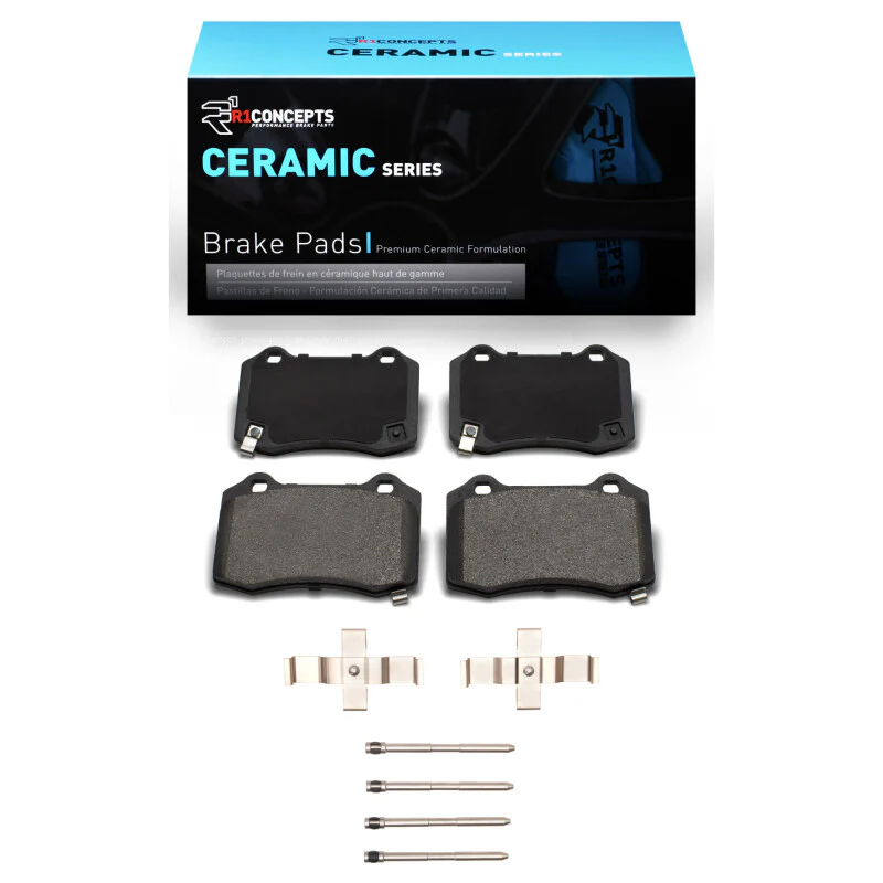 R1 10-16 Hyundai Genesis Coupe Rear Ceramic Brake Pads & Hardware Kit - Image 2