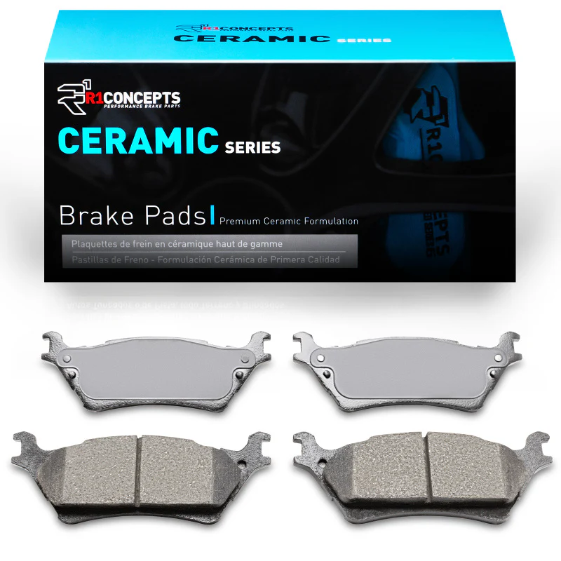 R1 12-20 Ford F-150 RWD Rear R1 Ceramic Brake Pads - Image 7