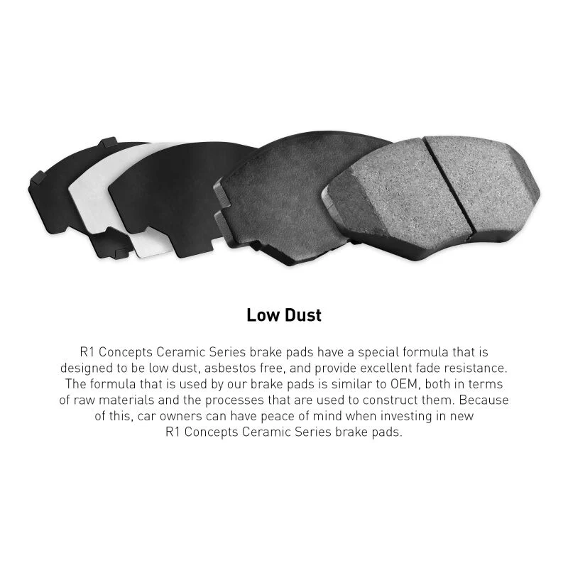 R1 12-21 BMW 320I (Mexico) Front R1 Ceramic Brake Pads - Image 4