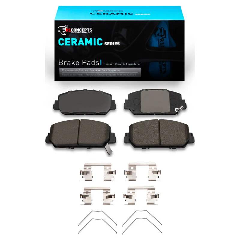R1 13-22 Acura ILX Front Ceramic Brake Pads & Hardware Kit - Image 2